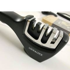 Dụng Cụ Mài Dao Kéo LocknLock 4 Rãnh CKK114 - Chất Liệu Nhựa ABS, Thép Không Gỉ, Thiết Kế Thông Minh, Dễ Dàng Sử Dụng