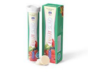 Viên Sủi Hỗ Trợ Giảm cân Frujt Slim Hộp 20 viên