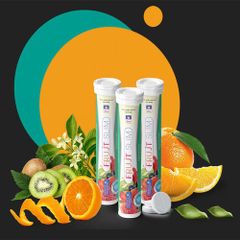 Viên Sủi Hỗ Trợ Giảm cân Frujt Slim Hộp 20 viên