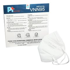 Hộp 10 Cái Khẩu Trang VNN95 Có Bông Kháng Khuẩn