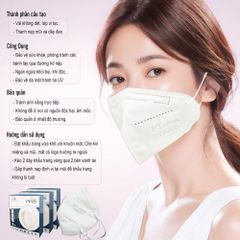 Hộp 10 Cái Khẩu Trang VNN95 Có Bông Kháng Khuẩn