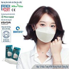 Thùng 300 Cái Khẩu Trang KF94 kháng khuẩn 4D Hàn Quốc