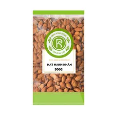 Hạt Hạnh Nhân Tươi Real Food (Raw Almonds)