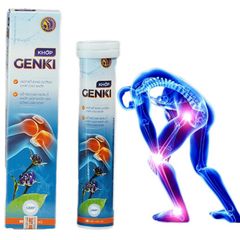 Viên Sủi Genki Hỗ Trợ Bổ Sung Dưỡng Chất Cho Khớp Hộp 20 viên