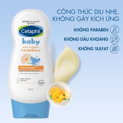 Sữa Tắm Gội Cetaphil Cho Bé  Chiết Xuất Hoa Cúc