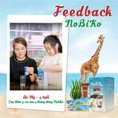 Combo 4 hộp Sữa Tăng chiều cao cho bé NOBIKO, nhập khẩu Nhật Bản