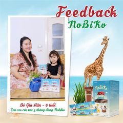 Combo 4 hộp Sữa Tăng chiều cao cho bé NOBIKO, nhập khẩu Nhật Bản