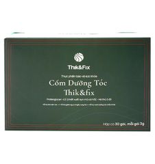 Cốm Uống Dưỡng Tóc THIK&FIX - Bổ Huyết, Hỗ Trợ Làm Đen Tóc, Giúp Tóc Bồng Bềnh, Chắc Khỏe, Giảm Gãy Rụng, 30 Gói