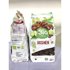 Nho Khô Hữu Cơ Của Đức - Rosinen DM Bio, 500gr.