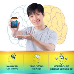 Viên Uống giúp Cải Thiện Trí Nhớ Brain Booster Optimax 30 Viên