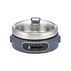 Nồi Lẩu Nướng Điện Đa Năng Lock&Lock EJP542NVY 4L - Bếp Nấu Lẩu, Nướng và Xào, Điều Khiển Thân Gạt, Màu Navy