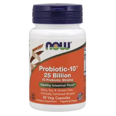Viên uống hỗ trợ bổ sung men vi sinh Now Probiotic 10