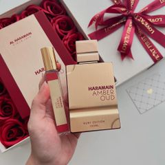 Nước hoa unisex Al Haramain Amber Oud Ruby Edition EDP - Hương thơm sang chảnh, quyến rũ, phiên bản hoàn hảo của MFK Baccarat Rouge 540