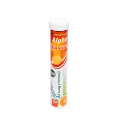 Viên sủi Alpha bổ sung vitamin C –  1 tuýp x 20 viên