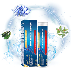 Boca Platinum, Hỗ Trợ Làm Trơn Ổ Khớp Hộp 20 Viên Sủi