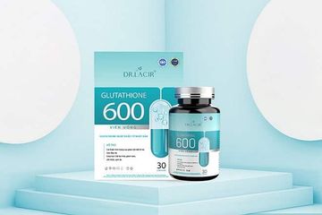 Viên Uống Glutathione 600 Dr Lacir - Hỗ Trợ Trắng Da, Cân Bằng Nội Tiết Tố Nữ, Ngăn Ngừa Nám và Nếp Nhăn - Hộp 30 Viên