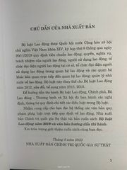 Bộ Luật Lao Động 2019 - Hướng Dẫn Thi Hành và Văn Bản Pháp Luật Cập Nhật NXB Chính Trị Quốc Gia Sự Thật 540 Trang
