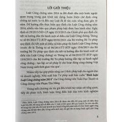 Bình Luận Luật Công Chứng 2014 - Hướng Dẫn Chi Tiết Thực Hiện Luật Công Chứng Việt Nam - Tác Giả Tuấn Đạo Thanh & Phạm Thu Hằng