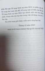 Sách - Bộ luật Tố tụng Hình Sự (Hiện Hành, Sửa đổi bổ sung năm 2021)