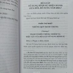 Sách - Bộ luật Tố tụng Hình Sự (Hiện Hành, Sửa đổi bổ sung năm 2021)