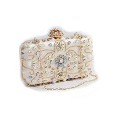 Túi xách clutch ví dự tiệc đính đá Swarovski hàng nội địa Mỹ
