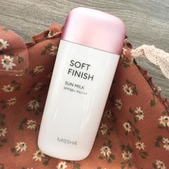 Kem Chống Nắng Missha Soft Hồng Finish SPF 50+ - Bảo Vệ Da Từ Ánh Nắng Hiệu Quả, Lớp Kem Mỏng Nhẹ, Tự Nhiên, Dành Cho Da Dầu, Nhạy Cảm