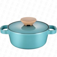 Nồi Casserole Ceramic PoongNyun Bliss Nordic BNPT-20C(IH) 20cm - Chống Dính, Tiết Kiệm Thời Gian, Dùng Trên Bếp Từ, Gas, Điện