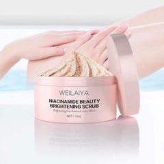 Tẩy da chết toàn thân Weilaiya Niacinamide Brightening Scrub 150g