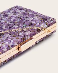 Túi clutch ví tiệc nội địa Mỹ đính đá Swarovski hàng chính hãng