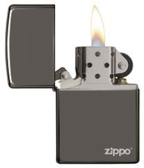 Bật Lửa Zippo 150ZL Chính Hãng Mỹ - Màu Đen, Logo Zippo, Chống Gió, Quà Tặng Sang Trọng, Thiết Kế Đặc Trưng Mỹ