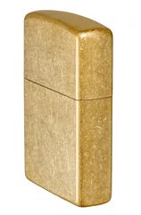 Bật Lửa Zippo 49477 Tumbled Brass Chính Hãng Mỹ - Chống Gió, Vỏ Đồng Thau, Hộp Quà Tặng Thân Thiện Môi Trường