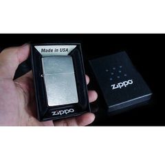 Bật lửa Zippo 207 Street Chrome Chính Hãng Mỹ - Bật Lửa Chống Gió, Thiết Kế Xước Bụi, Bảo Hành Trọn Đời, Quà Tặng Ý Nghĩa