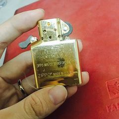 Ruột Bật Lửa Zippo Chính Hãng Mỹ - Màu Vàng, Ruột Thép Không Gỉ, Thay Thế Dễ Dàng, Tương Thích Hầu Hết Các Vỏ Zippo