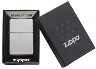 Bật Lửa Zippo High Polished Chrome 250 Chính Hãng Mỹ - Bật Lửa Classic Chất Lượng, Thiết Kế Tối Giản, Bảo Hành Trọn Đời
