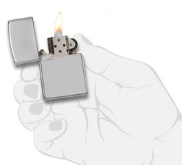 Bật Lửa Zippo High Polished Chrome 250 Chính Hãng Mỹ - Bật Lửa Classic Chất Lượng, Thiết Kế Tối Giản, Bảo Hành Trọn Đời
