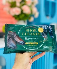 Set 40 giấy ướt làm sạch giày da, túi da Nhật Bản