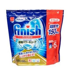 Viên Rửa Bát Muse Finish Nhật Bản 150 Viên - Làm Sạch Hiệu Quả, Đánh Bóng Chén Đĩa, Sử Dụng Cho Máy Rửa Bát Mini