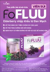 Viên Sủi Trái Cây FoFluu - Hỗ Trợ Giảm Cảm Lạnh, Ho, Sổ Mũi, Tăng Cường Đề Kháng, Vitamin C & Kẽm, Chiết Xuất Đan Mạch