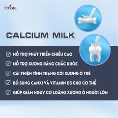 Viên Uống Hỗ Trợ Xương Khớp Calcium Milk - Bổ Sung Canxi và Vitamin D Để Phát Triển Chiều Cao cho Trẻ Em và Người Cao Tuổi