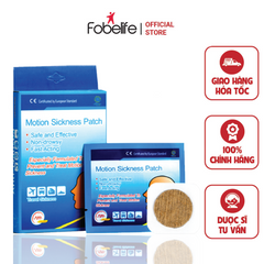 Miếng Dán Hỗ Trợ Say Tàu Xe Fobelife - 10 Miếng Chống Say Nôn, Giảm Chóng Mặt Khó Chịu Khi Đi Du Lịch