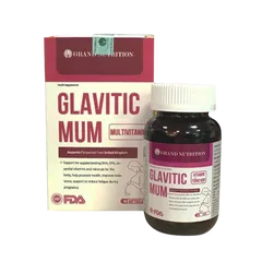 Glavitic Mum Vitamin Tổng Hợp Hỗ Trợ Tăng Cường Sức Khỏe Mẹ Bầu