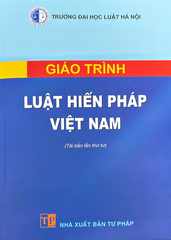 Sách Giáo trình luật hiến pháp Việt Nam (tái bản lần 4)