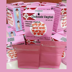 Kẹo Socola Giảm Cân Chính Hãng Đan Mạch Chokolade Vaegttab hộp 40 viên 76883