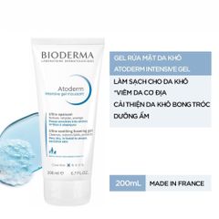 Gel Rửa Mặt Bioderma Atoderm Intensive Gel Moussant 200mL