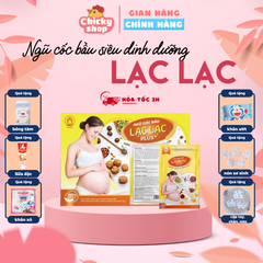 Ngũ Cốc Bầu Lạc Lạc Plus DR.MAYA - Hỗn Hợp 30 Gói Siêu Dinh Dưỡng Cho Bà Bầu, Chứa Hạt Sachi, Omega 3,6,9, Thiết Yếu Cho Mẹ Và Bé