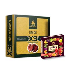 Viên Uống Hỗ Trợ Giảm Cân X3 Detox