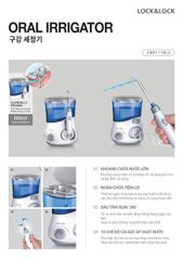 Máy Tăm Nước Có Dây LocknLock Oral Irrigator ENR111BLU