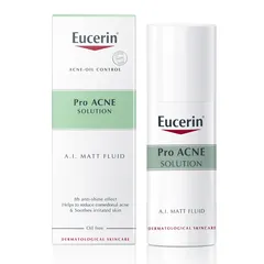 Kem dưỡng Eucerin Proacne AI Matt Fluid 50mL Giúp kiềm dầu, giảm mụn