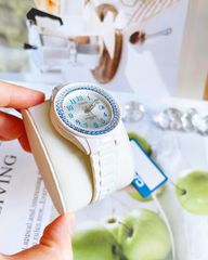 Đồng hồ nữ Casio trắng style năng động trẻ trung