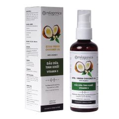 Dầu Dừa Vitamin E Dưỡng Da, Dưỡng Tóc, Dưỡng Môi Milaganics 100ml